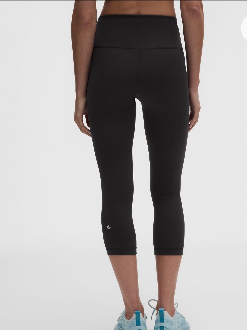 NEW Lululemon Women’s Black Leggings Wunder Train High Rise Crop Size 6 21inch